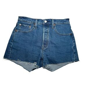 Levi's Women's 501 Original Shorts Classic High Rise Denim. Size 28 (S/M fit)